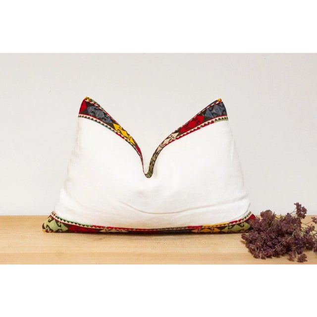 Textile Ara Antique Lakai Tribe Linen Pillow For Sale - Image 7 of 7