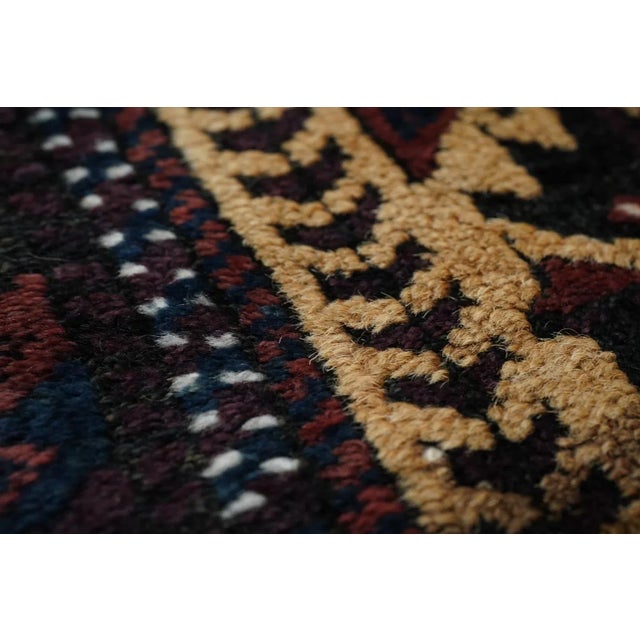 Vintage Balouch Rug 1'7'' x 2'9'' For Sale - Image 9 of 10