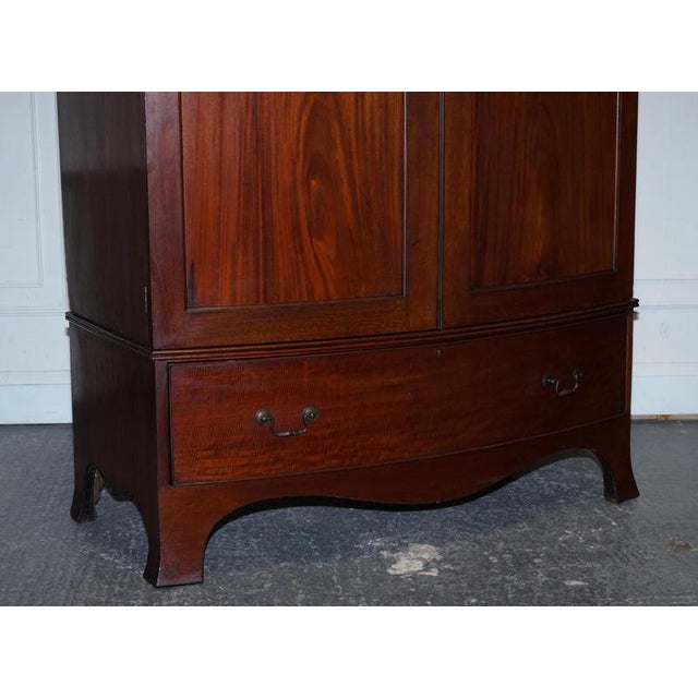 Antique English George III Linen Press For Sale - Image 4 of 18