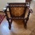 Late 19th Century Pair (2) Carved Oak Lion Heads Twisted Legs Modern Upholstery English Jacobean Revival Side Chairs For Sale - Image 11 of 12