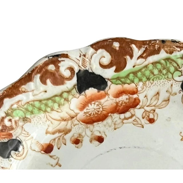 A Radium Imari saucer by Royal Albert Crown China, circa 1920, England.