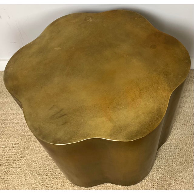 Late 20th Century Contemporary Molded Resin Biomorphic Side Table For Sale In Los Angeles - Image 6 of 10