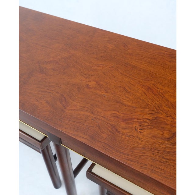 Set of 3 Mid Century Modern Nesting Coffee Side End Occasional Tables MINT! For Sale - Image 9 of 15