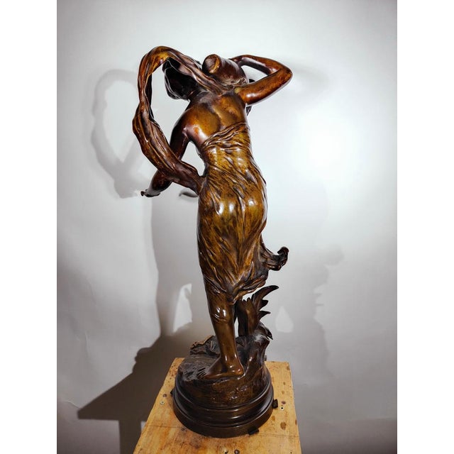 Large Bronze Figurine by Charles Théodore Perron, 1880s For Sale - Image 13 of 14