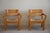 1970s Set of Brutalist Modern Danish Chairs in Pine & Cord from Tage Poulsen, 1972 For Sale - Image 5 of 18