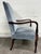 Wood Vintage Federal Style Inlaid Mahogany Lolling Armchair For Sale - Image 7 of 10