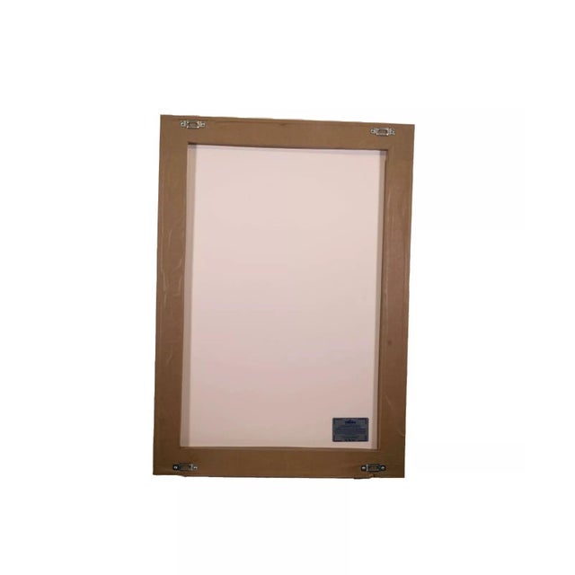 A richly decorated contemporary mixed media and collage artwork “Untitled (Collie)” by American artist Randa Newland....