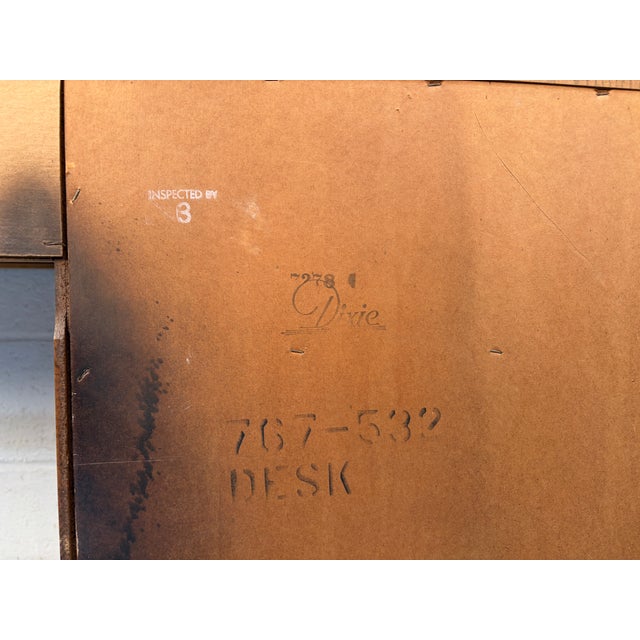 Mid 20th Century "Campaigner" Desk by Dixie Furniture For Sale - Image 13 of 13