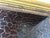 Mid 19th Century 19th Century Beveled Fireplace Mirror, Framed in Heavy Wood Embossed With Leather and Thinly Gilded. For Sale - Image 5 of 8