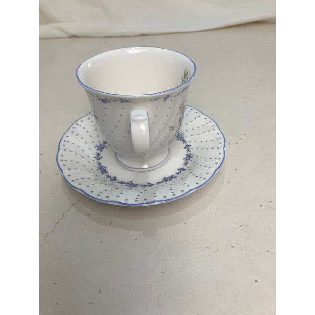 Traditional Late 20th Century Nikko Tea Cup and Saucer Made in Japan For Sale - Image 3 of 13