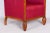 Wood French Art Deco Red Chair in Beech, 1930s For Sale - Image 7 of 9