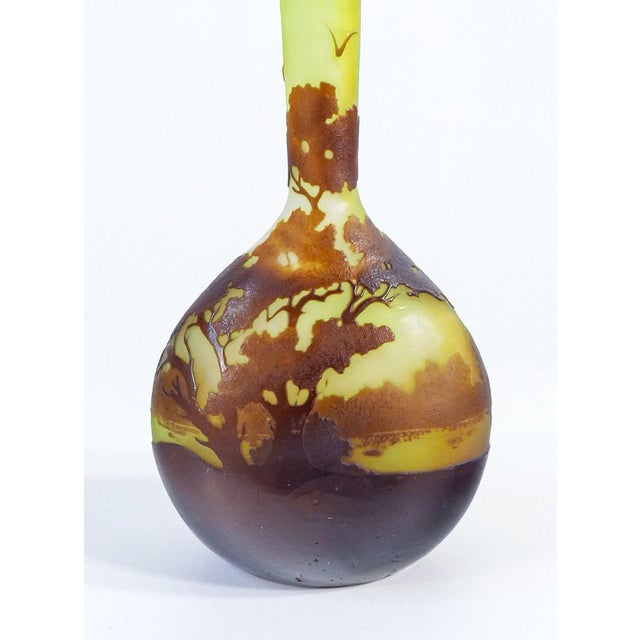 Art Nouveau Vase by Gallé, France, 1800s For Sale - Image 3 of 18