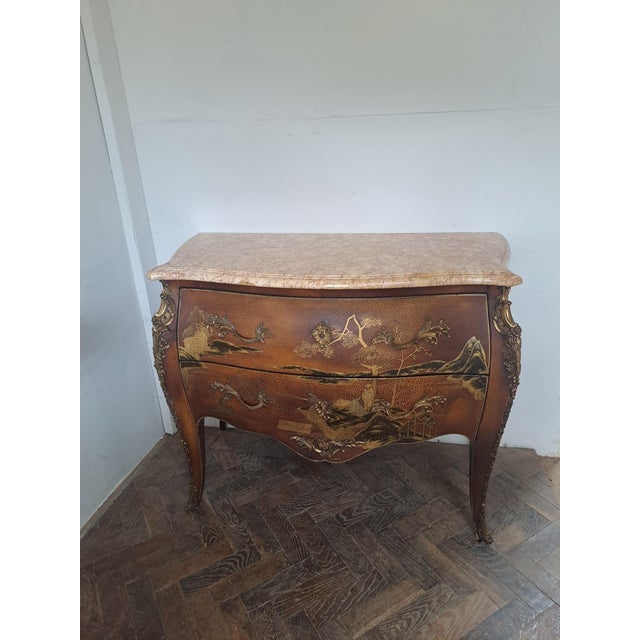 French Chinoiserie Commode by Walter Comelli, 1950 For Sale - Image 11 of 13
