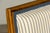 Set of Eight Late 19th Century French Louis XVI Style Dining Chairs in Blue Stripe For Sale - Image 16 of 18