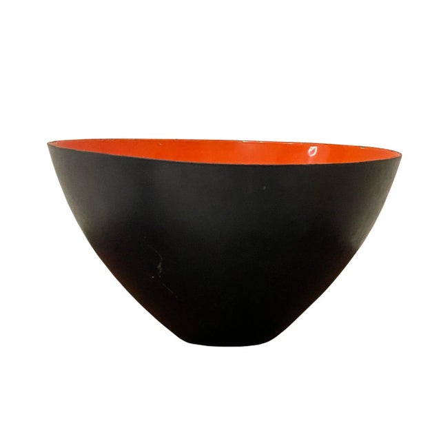 1950s Mid Century Danish Enamel Bowl For Sale - Image 5 of 7