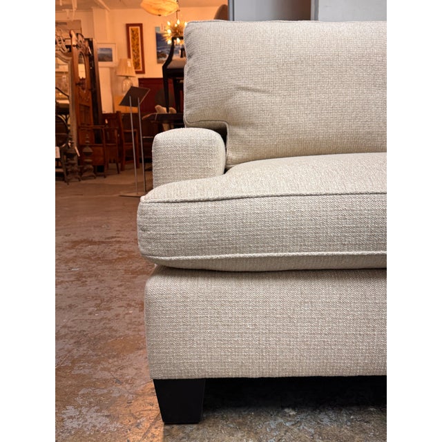 Wood Barbara Barry for Baker Furniture Modern Sofa For Sale - Image 7 of 12
