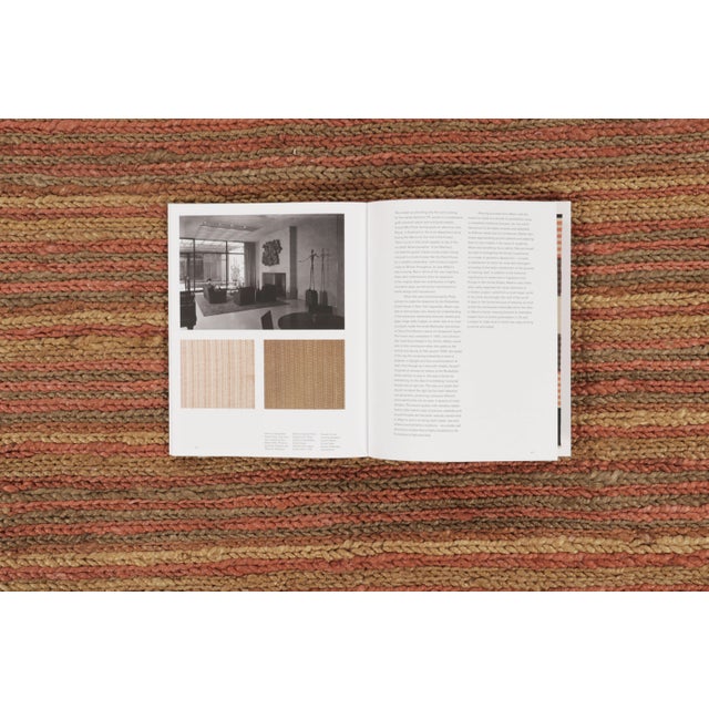 Rug & Kilim's Contemporary Flat-Weave Striped Orange Brown Square For Sale - Image 10 of 10