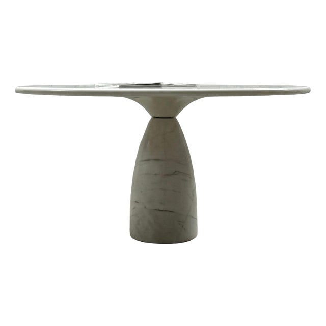 Vintage Marble Dining Table by Peter Draenert, Germany, 1970s For Sale