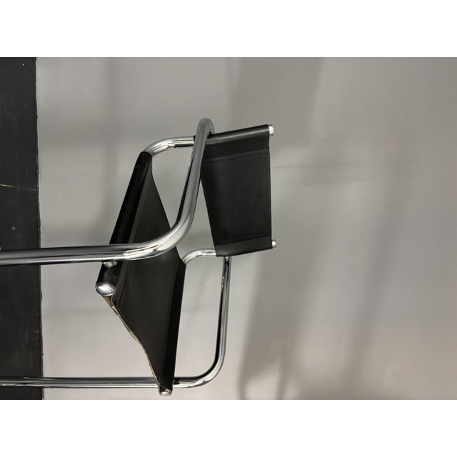 Italian Bauhaus Tubular Chrome High Bar Stools, 1970s, Set of 2 For Sale - Image 11 of 18