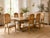 Vintage French Provincial Cane Back Dining Chairs, Newly Reupholstered – Set of 6 For Sale - Image 4 of 16