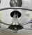 1930s Art Deco Nickel Finish Chandelier For Sale - Image 4 of 10