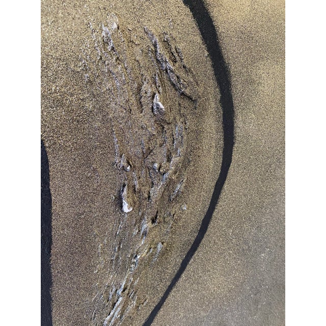 Sculpture Materials Vintage 1990s Mixed Media Painting Nude Female Silhouette Signed by Artist For Sale - Image 7 of 10