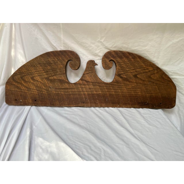 Antique Rustic Eagle Shaped Board For Sale - Image 4 of 7