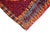 Deep Burgundy & Hot Pink Vintage Rug | 4x6 Turkish Rug Geometric Wool Kilim | Mid Century Tribal Accent - 3′10″ X 6′3″ For Sale - Image 10 of 11