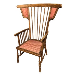 Wingback Armchair, Early 20th Century For Sale