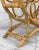 Wood Vintage Coastal Boho Rattan Sculptural Bamboo 7-Bottle Wine Rack For Sale - Image 7 of 7