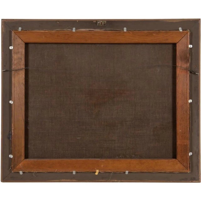 Brown Antique Hawthornden Castle Oil Painting For Sale - Image 8 of 12