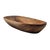 Brown Vintage Olive Wood Hand-Carved Bread Bowls, Pair For Sale - Image 8 of 17