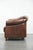 Vintage 2-Seater Club Sofa in Sheepskin with Decorative Nails For Sale - Image 4 of 17