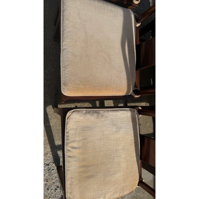 Wood Set of Six Henredon Ming Style Dining Chairs, Mid-1980s For Sale - Image 7 of 17