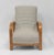 Wood English Art Deco Lounge Chair in Wool Fabric, 1930s For Sale - Image 7 of 14