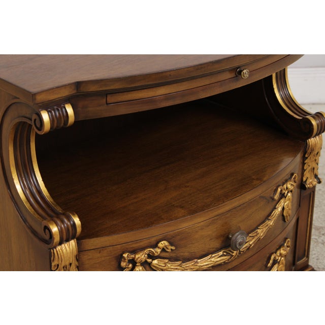 Karges French Provincial Walnut Nightstand For Sale - Image 13 of 18