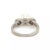 Mikimoto Akoya Pearl Diamond 18k White Gold Cocktail Ring, Size 4.5 For Sale - Image 4 of 7