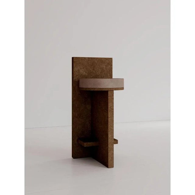 Contemporary Object 02 Marron Seating by Volta For Sale - Image 3 of 6
