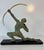 Beige After Jean De Roncourt, French Art Deco The Archer Sculpture, 1930s, 1920s, Metal & Bakelite on Marble Base For Sale - Image 8 of 12