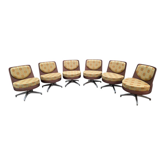 Vintage Postmodern Swivel Chairs by Steelcase - 6 For Sale