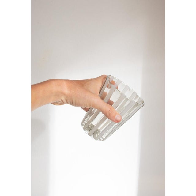 Gray Italian Murano Glassware Set, 2004, Set of 6 For Sale - Image 8 of 18