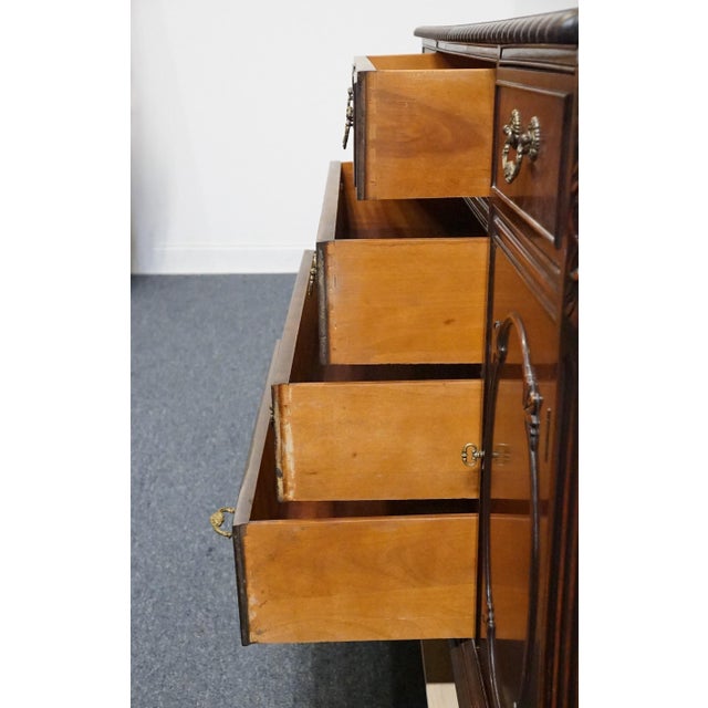 Bernhardt Furniture Solid Mahogany Traditional Federal Style 63" Buffet For Sale - Image 10 of 16