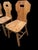 1970s Set of Four Vintage Brutalist Chairs Oak Quality Build Mid-Century Modern Brutalist For Sale - Image 6 of 8