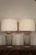 Translucent Mid 20th Century Modern Reeded Translucent Lamps - a Pair For Sale - Image 4 of 14
