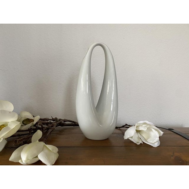 Free Shape Porcelain Kummet Vase by Beate Kuhn for Rosenthal Art Department, 1950s For Sale - Image 5 of 15