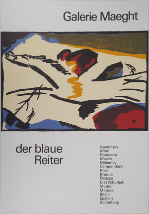 Der Blaue Reiter Poster after Vassily Kandinsky