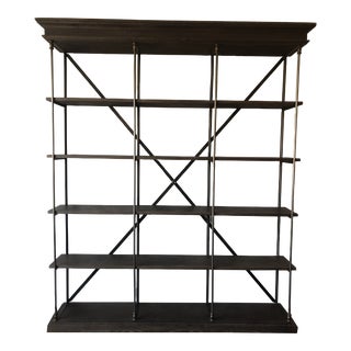 Restoration Hardware Parisian Cornice Shelving For Sale