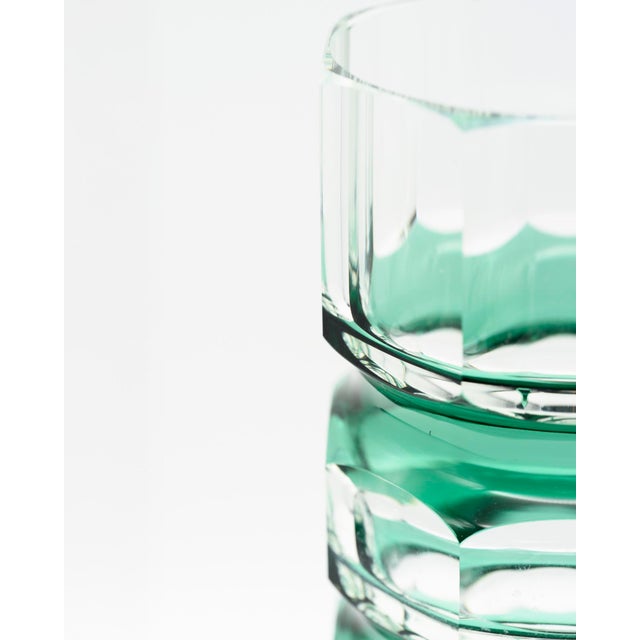 Art Deco Style Block Vases from VEB Ilm-Kristall, East Germany, 1960s, Set of 2 For Sale - Image 12 of 18
