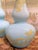 Mid-Century Italian Turquoise Opaline Murano Glass Soliflower Vases, 1960s, Set of 2 For Sale - Image 4 of 16
