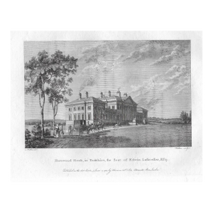 1788 Harewood English Country House Engraving
